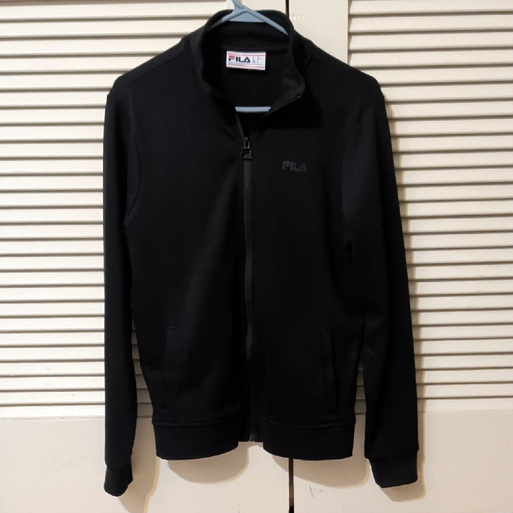 Fila Classic Black Track Jacket
